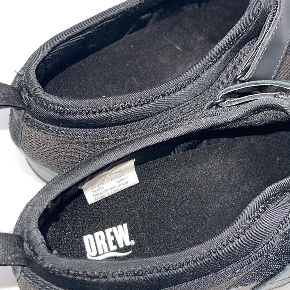 Drew Morgan Mary Jane Black Mesh/Stretch Fabric - Picture 6 of 11